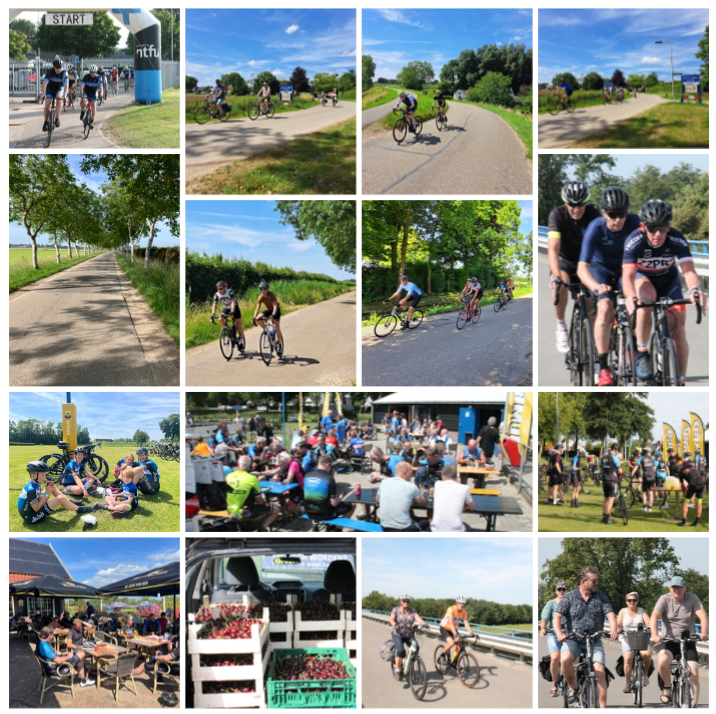 Collage kersentocht 2024